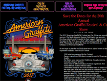 Tablet Screenshot of americangraffitifestival.com